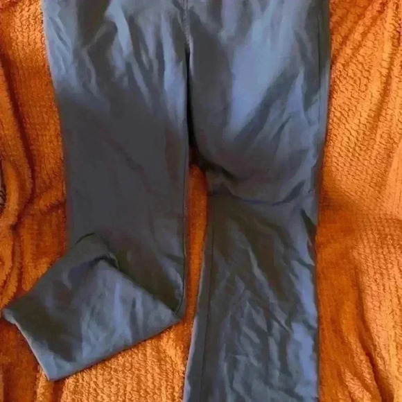 Women’s Figs Blue/Gray drawstring scrub pants. Sz L Tall - Picture 3 of 3